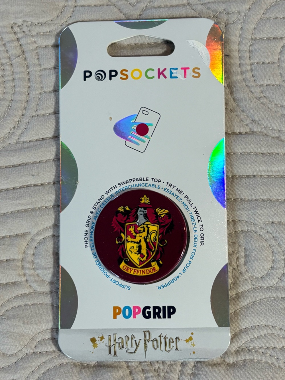 PopSocket PopGrip Gryffindor Crest Red and Yellow Phone Grip